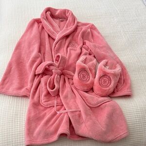 Victoria's Secret Pink Robe & Slippers